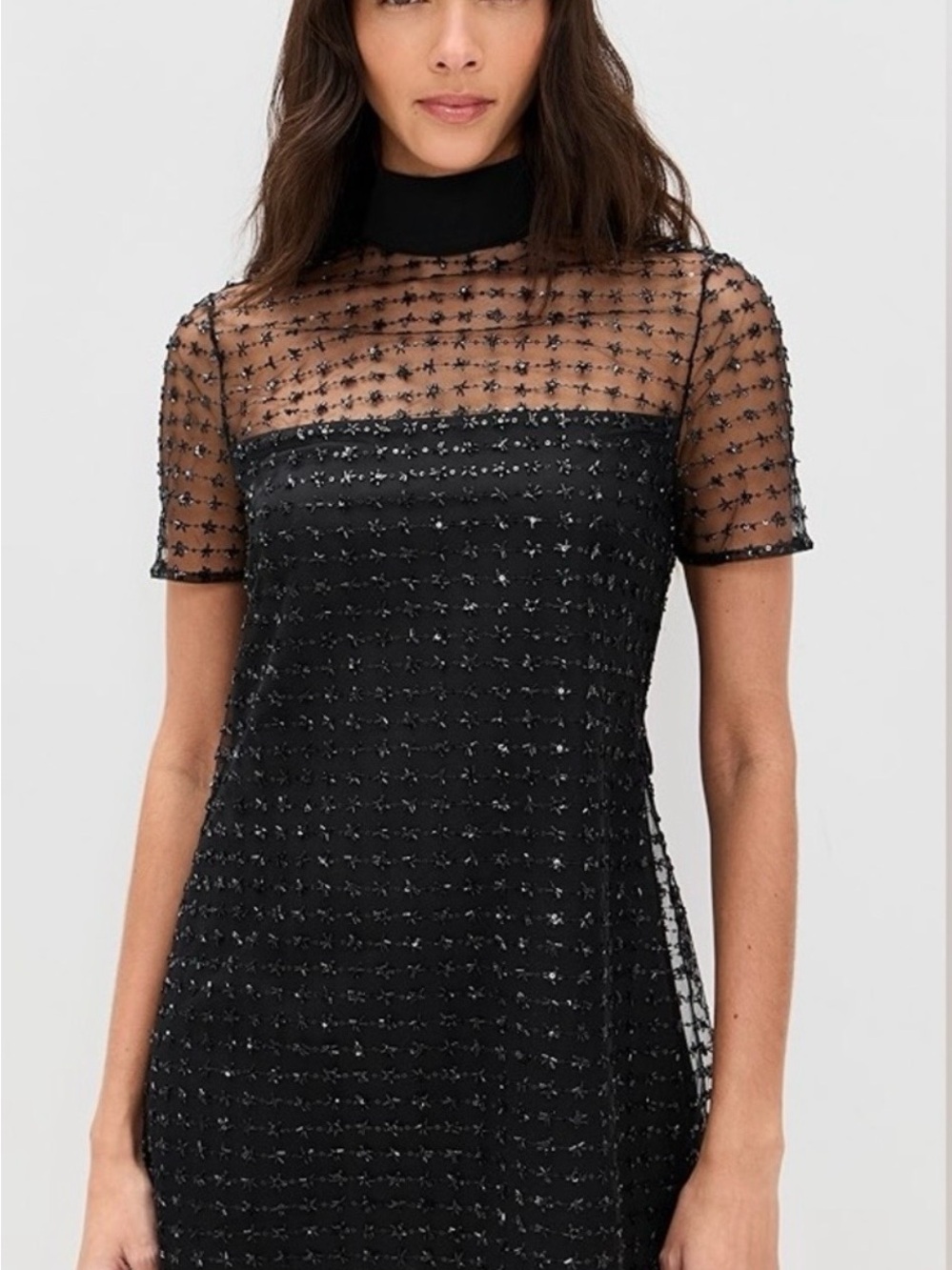 STAUD Ilana Mini Dress in Stardust
Onyx.  Size - S